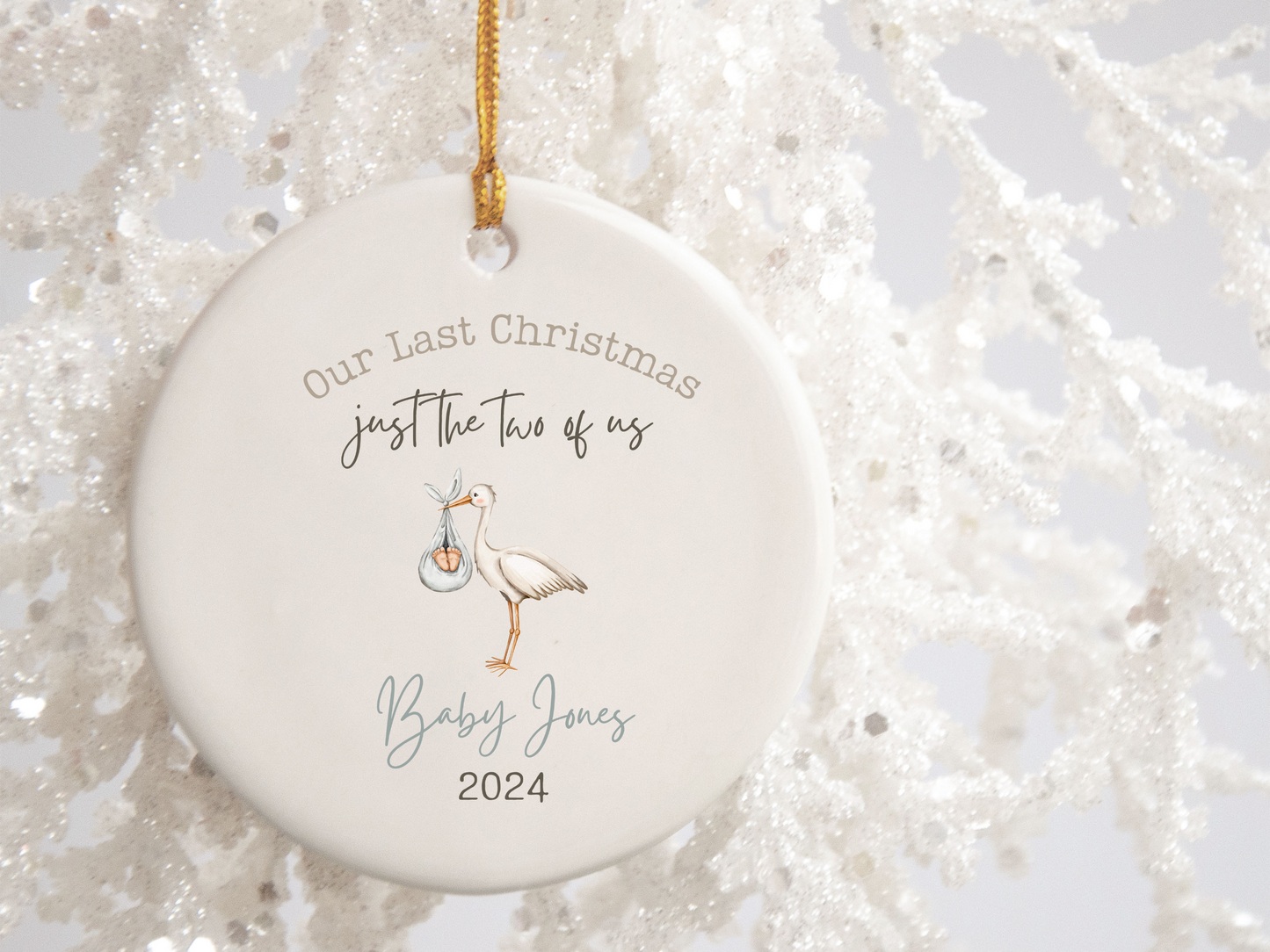Last Christmas Just the Two of Us Gift for New Parents Gift for Pregnant Couple