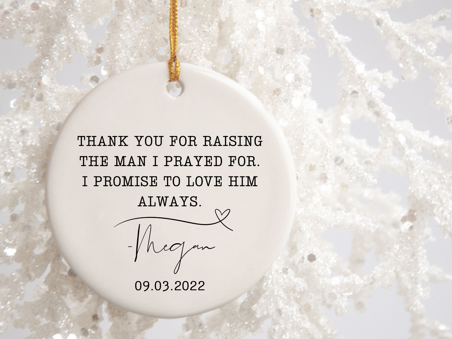 Mother of the groom ornament