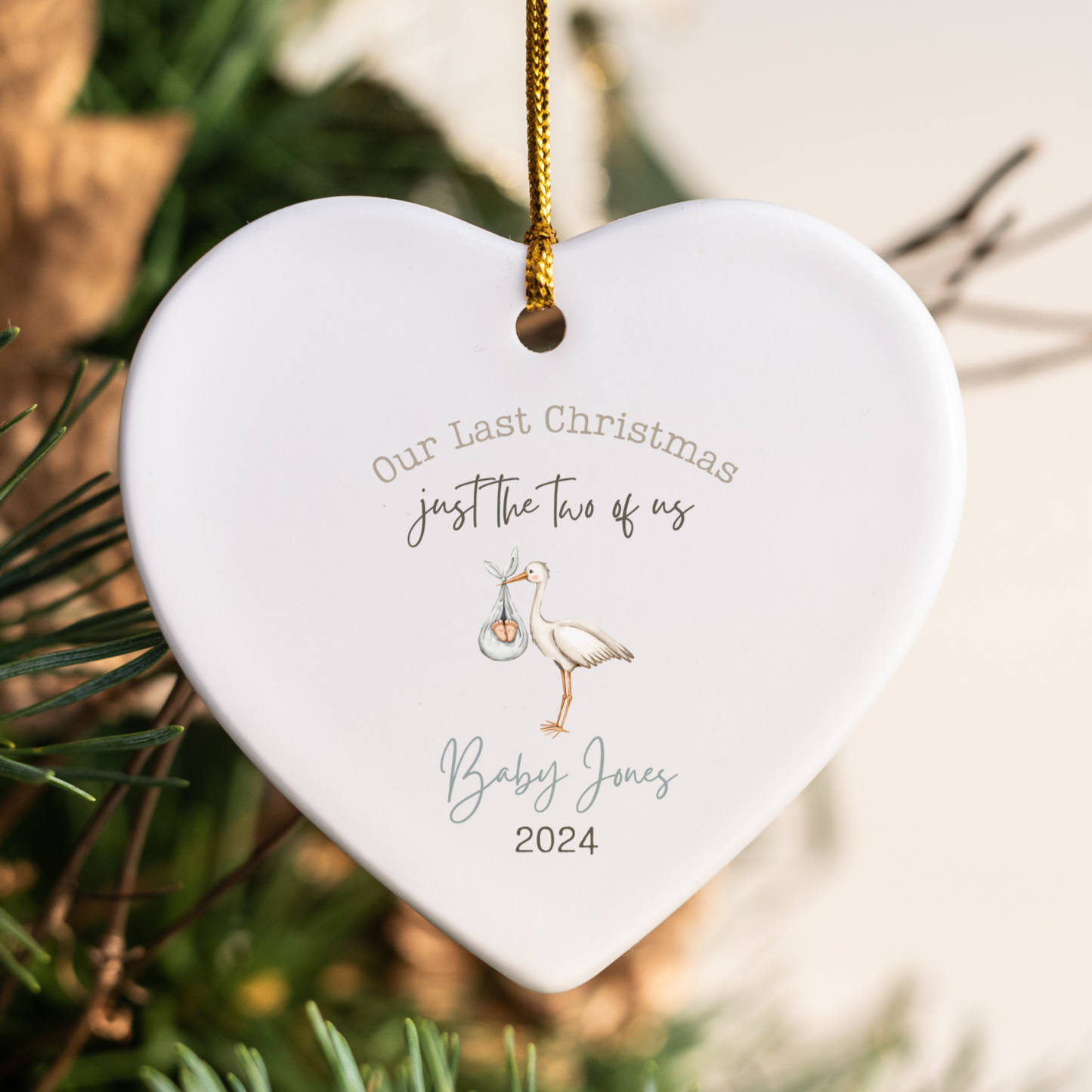Last Christmas Just the Two of Us Gift for New Parents Gift for Pregnant Couple