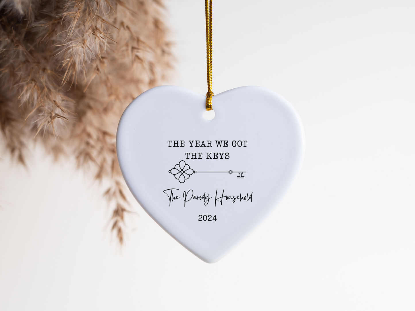 The year we got the keys- new home ornament- new apartment ornament