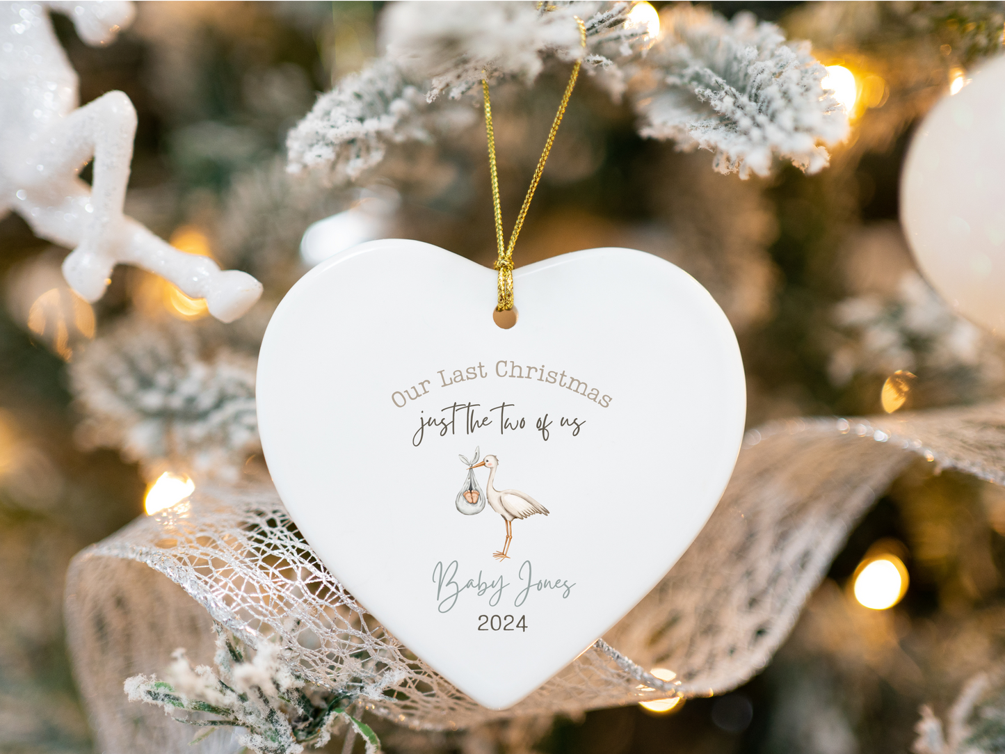 Last Christmas Just the Two of Us Gift for New Parents Gift for Pregnant Couple
