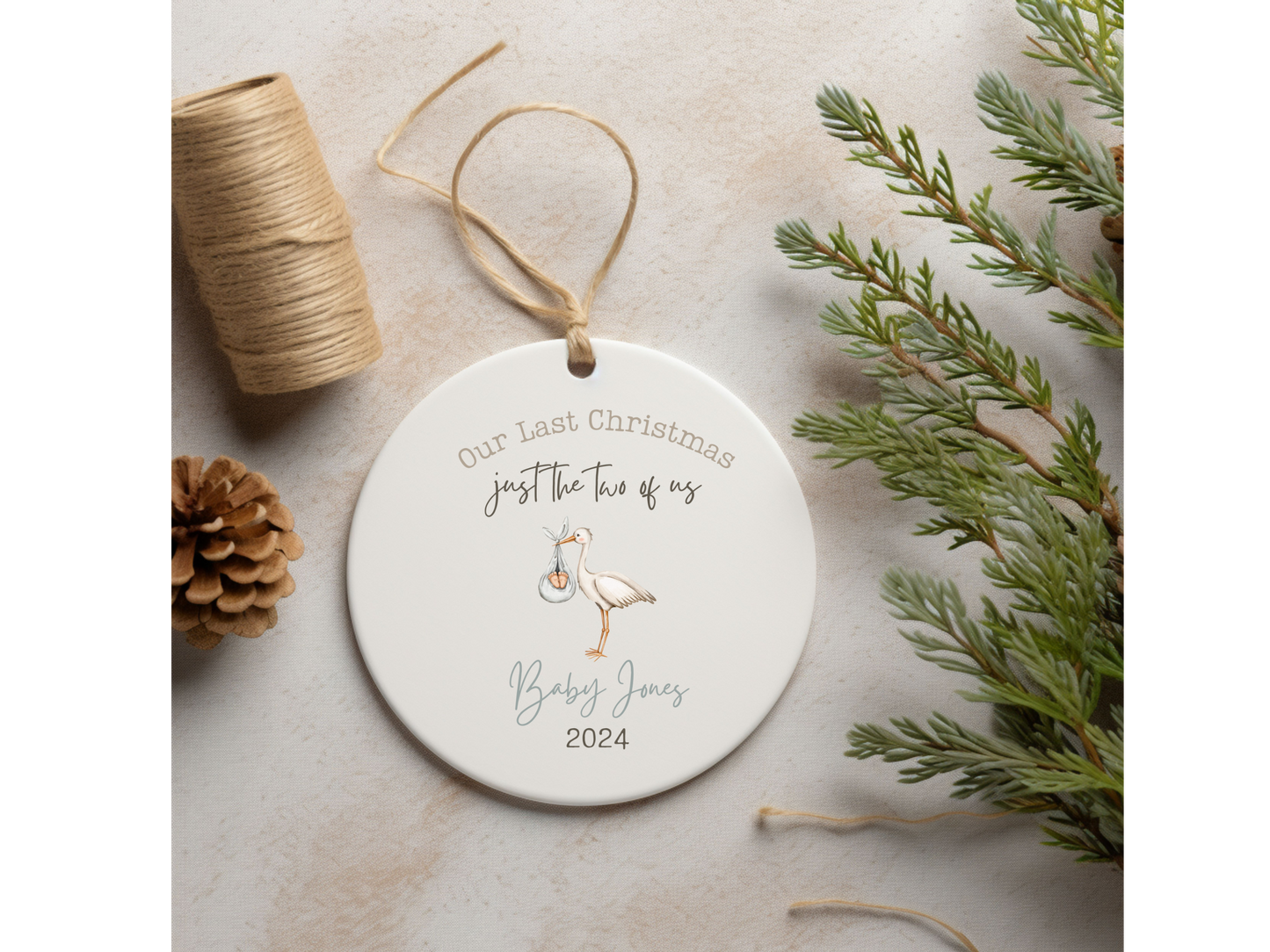 Last Christmas Just the Two of Us Gift for New Parents Gift for Pregnant Couple