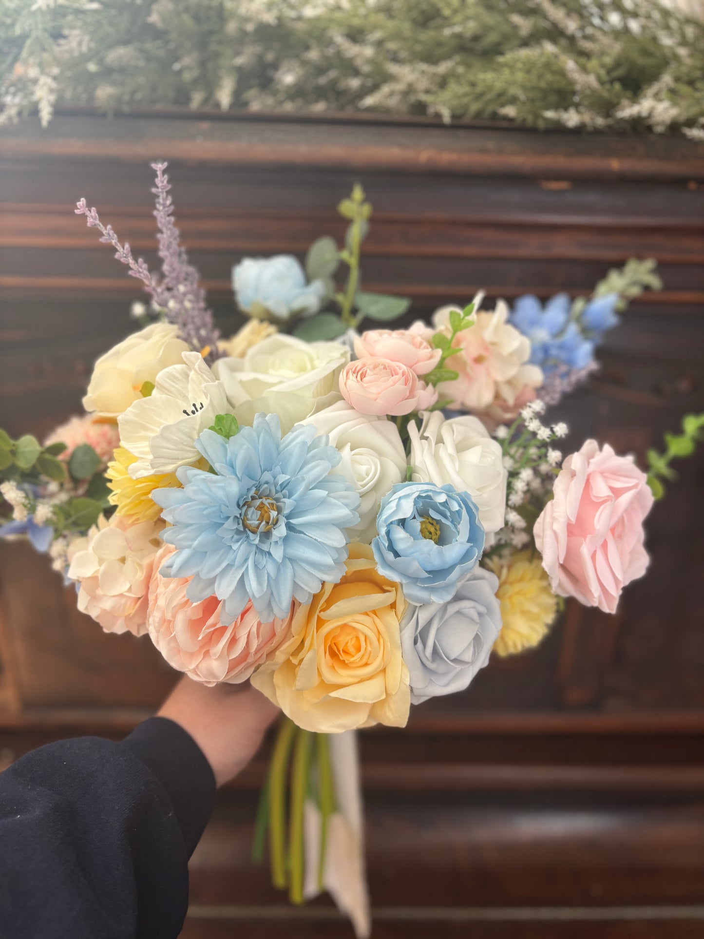 Wildflowers Bouquet Spring Bouquet Summer Wedding Bouquet Colorful Wedding Pastel Bouquet Faux Flowers Wedding Florals Bridal Bouquet Bride