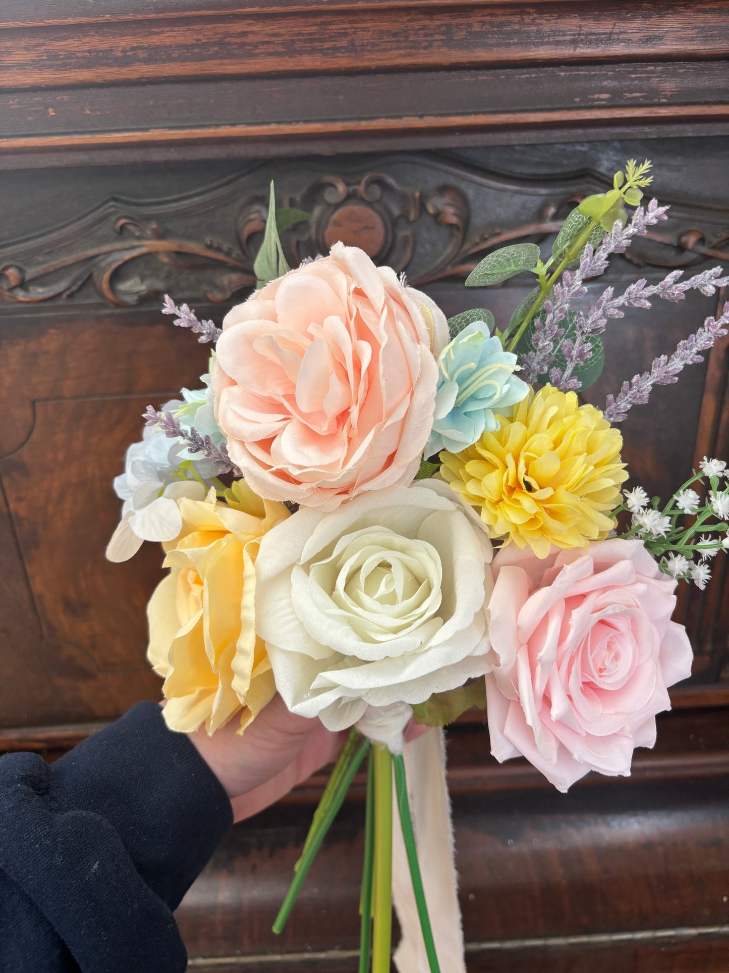 Wildflowers Bouquet Spring Bouquet Summer Wedding Bouquet Colorful Wedding Pastel Bouquet Faux Flowers Wedding Florals Bridal Bouquet Bride