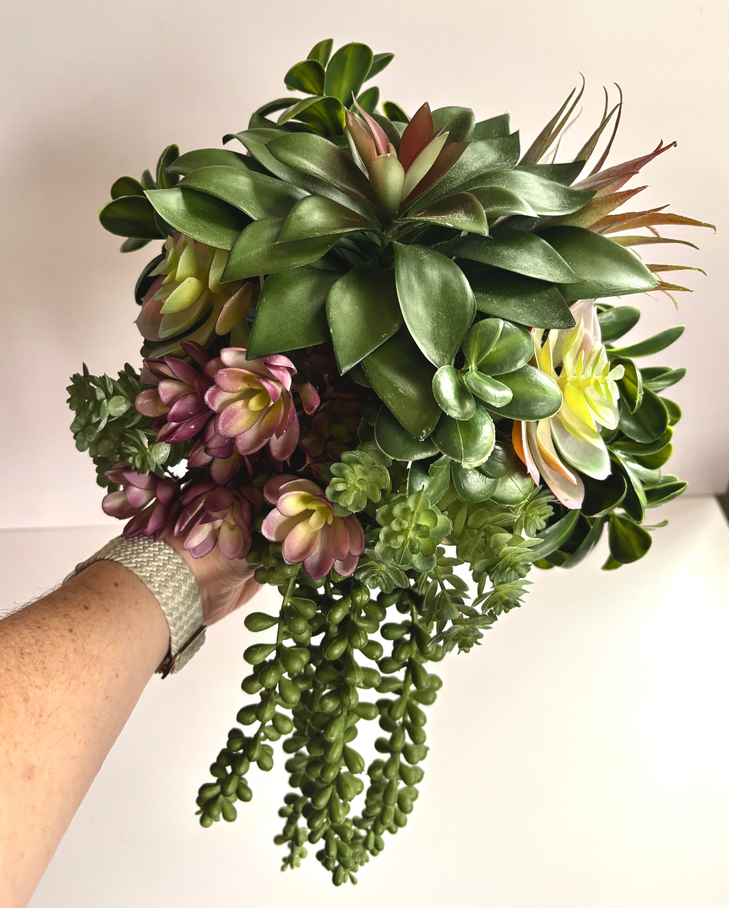 Succulent Bridal Bouquet Succulent Wedding Flowers Faux Wedding Bouquet Faux Succulents