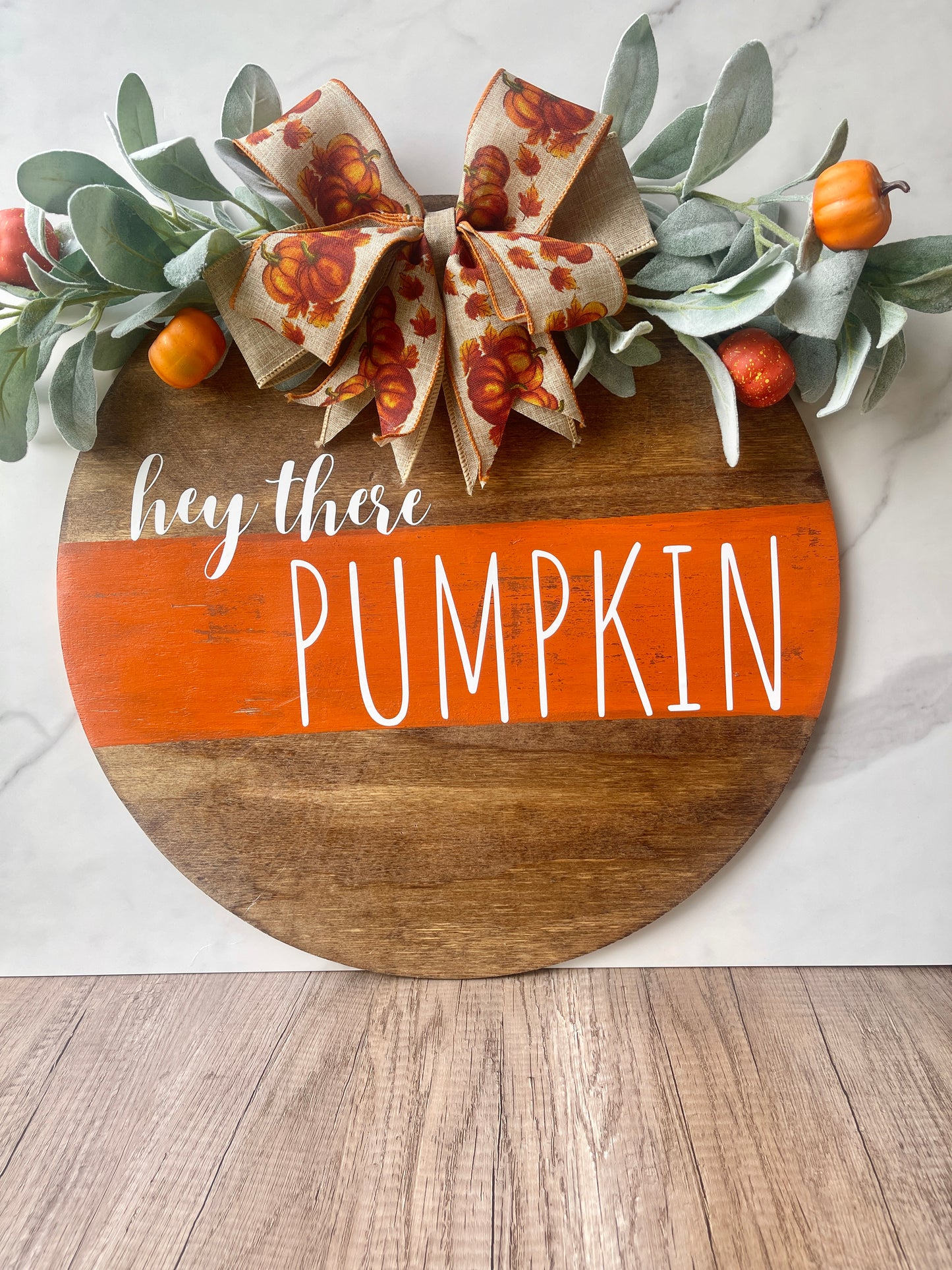 Hey there pumpkin (white lettering)