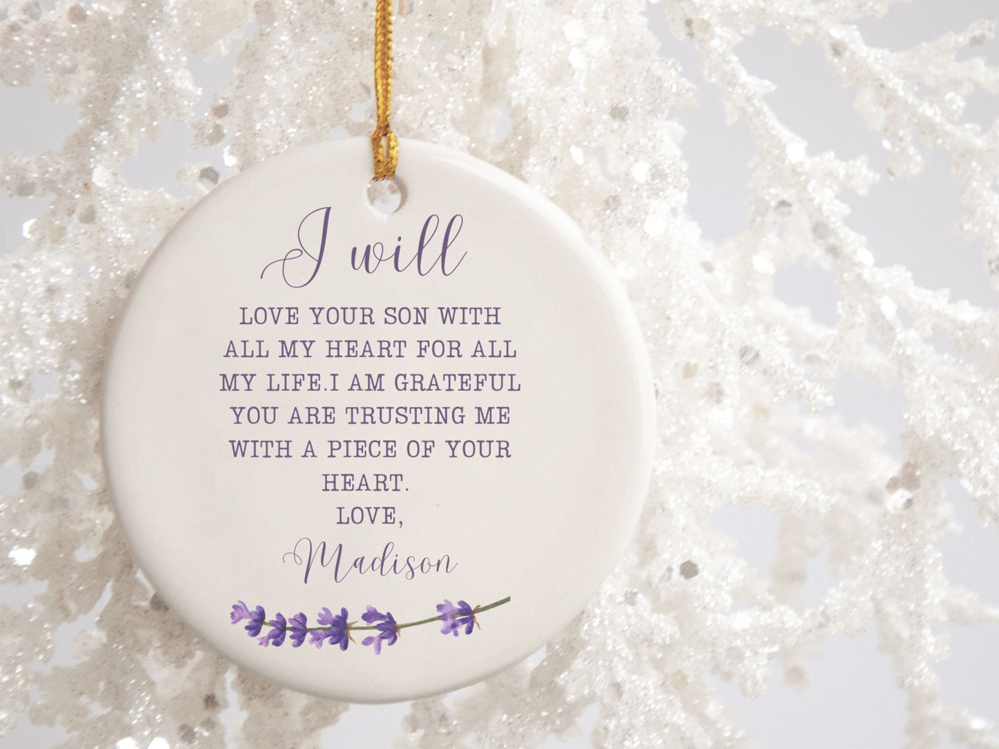 Mother of the Groom Gift from Bride Personalized Keepsake for Mom of Groom Gift Wedding Day Mother in Law Gift Thank You Gift for Grooms mom