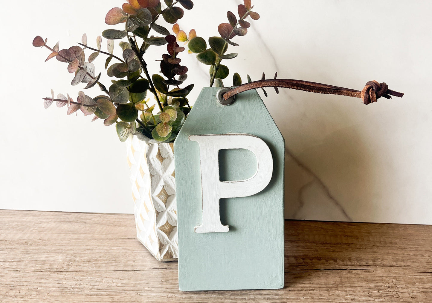 Housewarming Gift Family Initial Sign Personalized Wooden Sign Decorative Tray Decor Custom Wooden Family Sign Wedding Gift Modern Farmhouse