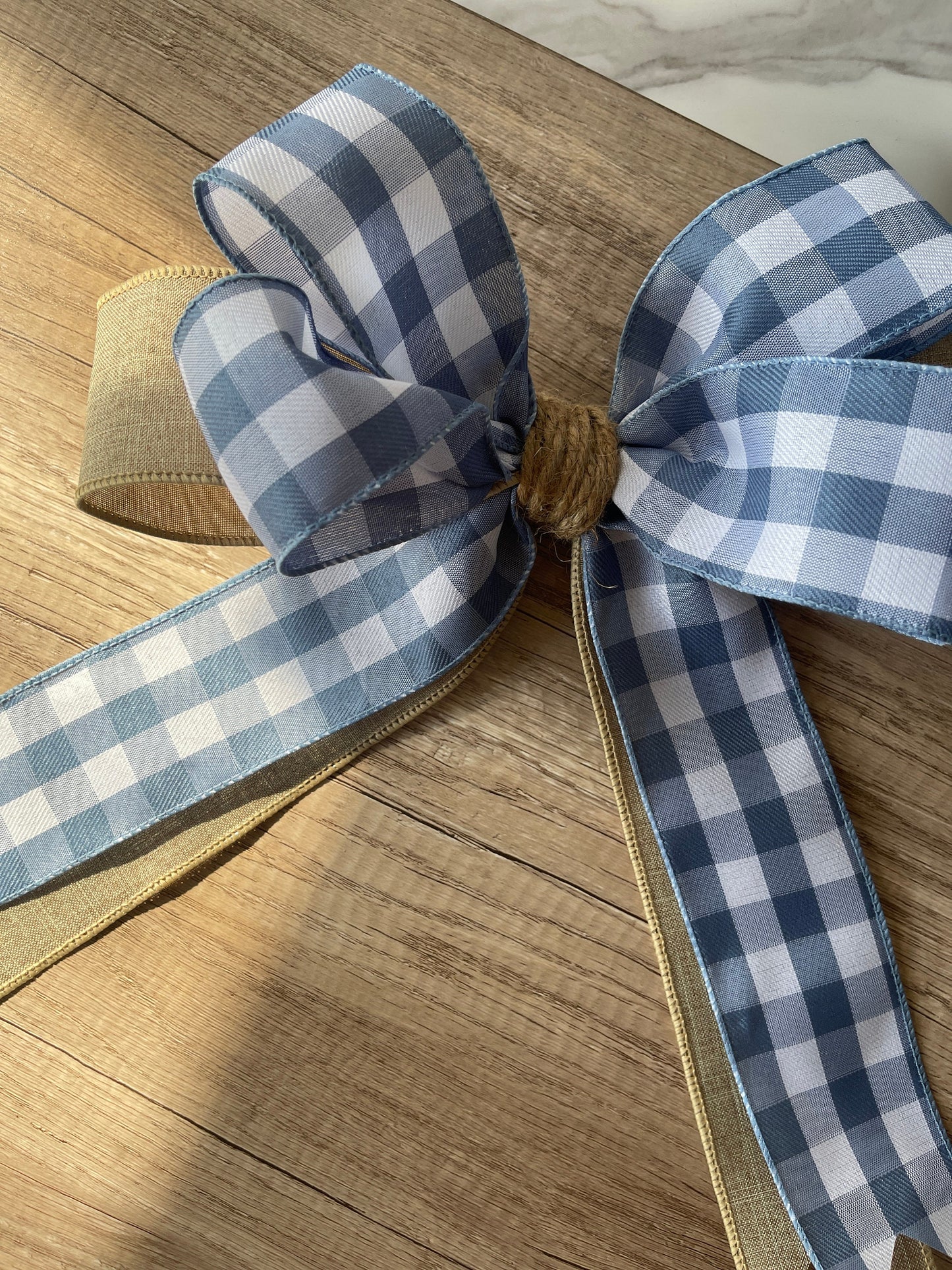 Bow for Wreath Bow Front Door Hanger Bow Modern Farmhouse Bow Beige Bow Blue Bow Front Door Wreath Bow Farmhouse Home Decor Bow Farmhouse