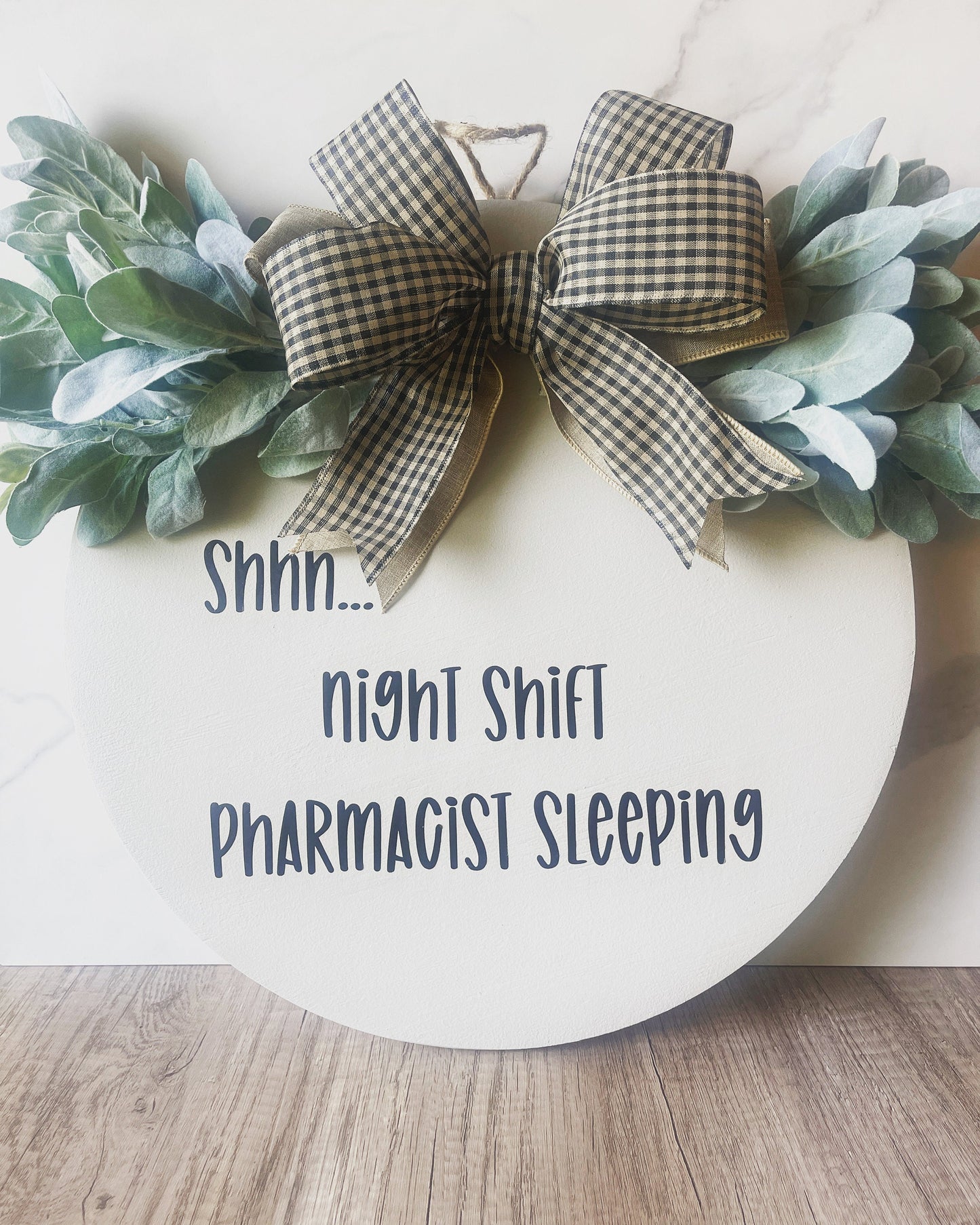 Gift for Pharmacist Gift Night Shift Pharmacist Sign Funny Pharmacist Gift Door Hanger Healthcare Sign Pharmacist Sign Front Door Hanger
