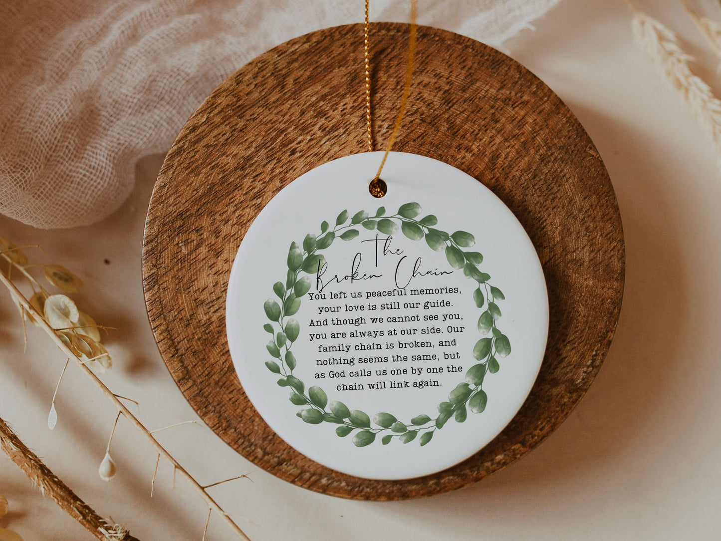 In Loving Memory Ornament Sympathy Gift for Bereavement Gift Memorial Keepsake Loss of Family Member Family Loss Friend Loss of Friend