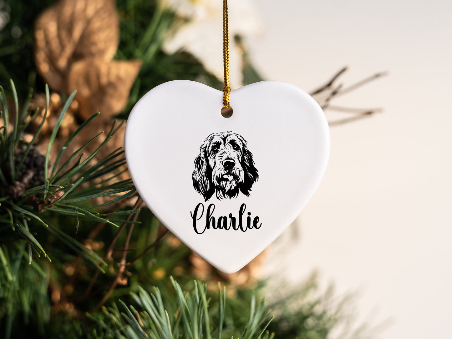 Personalized Dog Christmas Ornament Personalized Dog Lover Gift for Dog Owner Custom Dog Gift for Pet Owner Gift New Dog Christmas Ornament