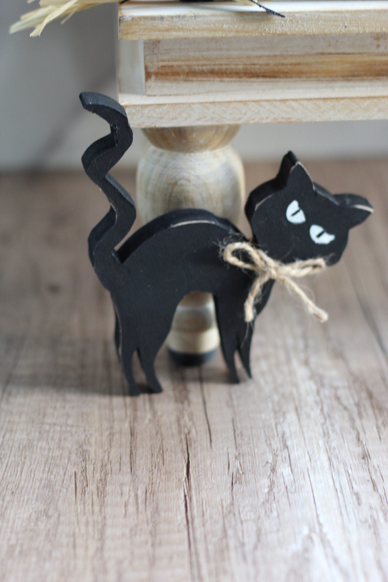 Witch Tiered Tray Decor Black Cat Decor Halloween Decor Witch Halloween Decoration Halloween Tiered Tray Set for Halloween Tiered Tray Decor