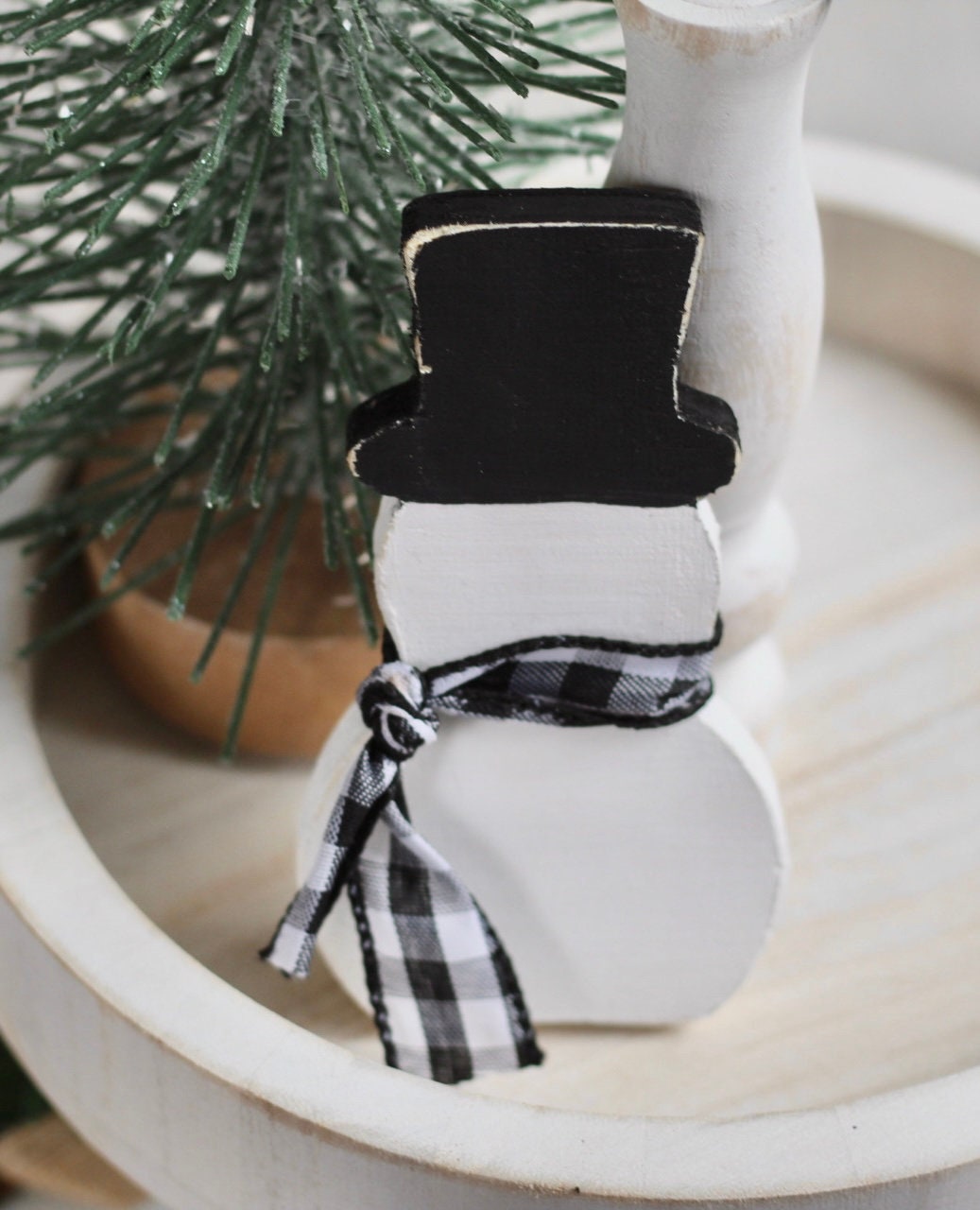 Snowman Tiered Tray Decor Snow Tiered Tray Decor Winter Tiered Tray Decor Christmas Tiered Tray Decor Holiday Tiered Tray Decor Winter decor