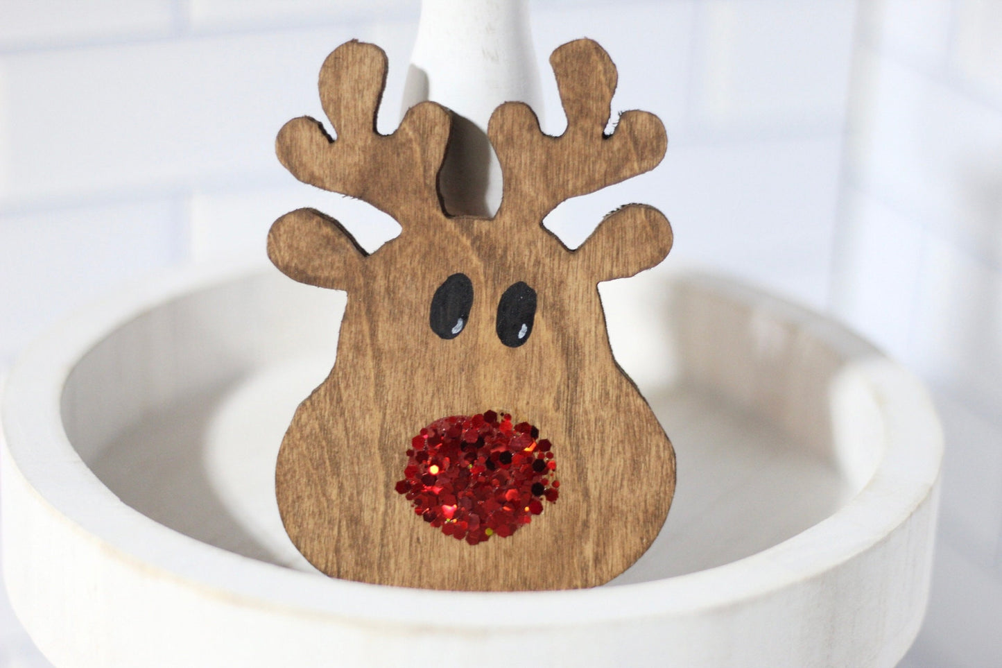 Reindeer Tiered Tray Decor Christmas Tiered Tray Decor Christmas Decor Reindeer Farmhouse Christmas Decor