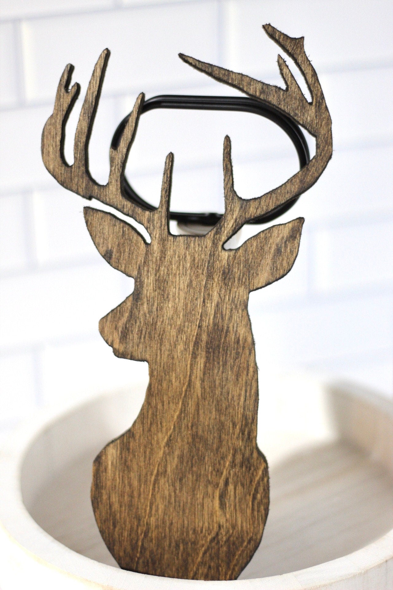 Wooden Deer Winter Decor Christmas Decor Christmas Shelf Decor Rustic Christmas Decor Country Christmas Decor Holiday Decor Winter Home