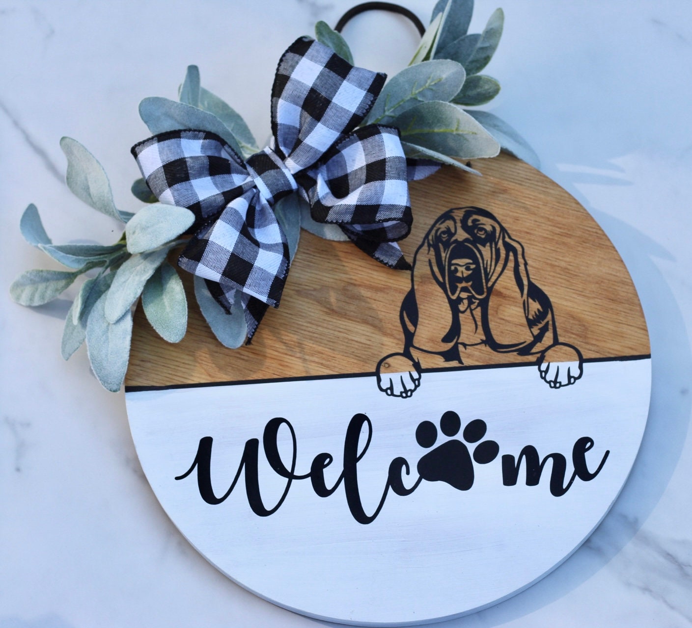 Personalized Dog Front Door Decor Year Round Wreath Dog Door Hanger Pet Sign Custom Dog Door Hanger Dog Door Wreath Dog Front Door Sign