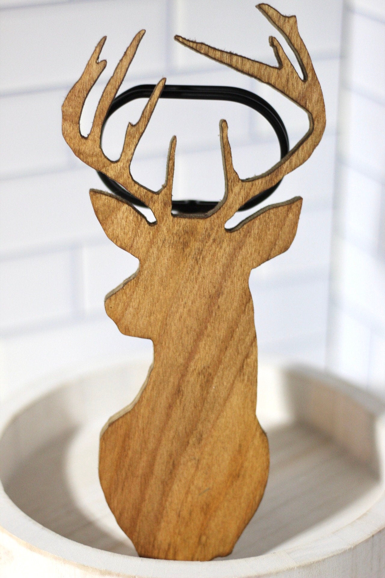 Wooden Deer Winter Decor Christmas Decor Christmas Shelf Decor Rustic Christmas Decor Country Christmas Decor Holiday Decor Winter Home