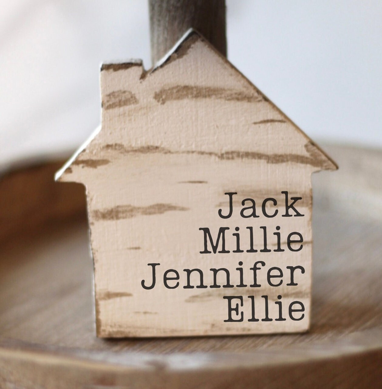 Personalized Tiered Tray Decor Small House Tiered Tray New Home Decor Gift for New Home Owners Personalized Home Decor Small Sign New House