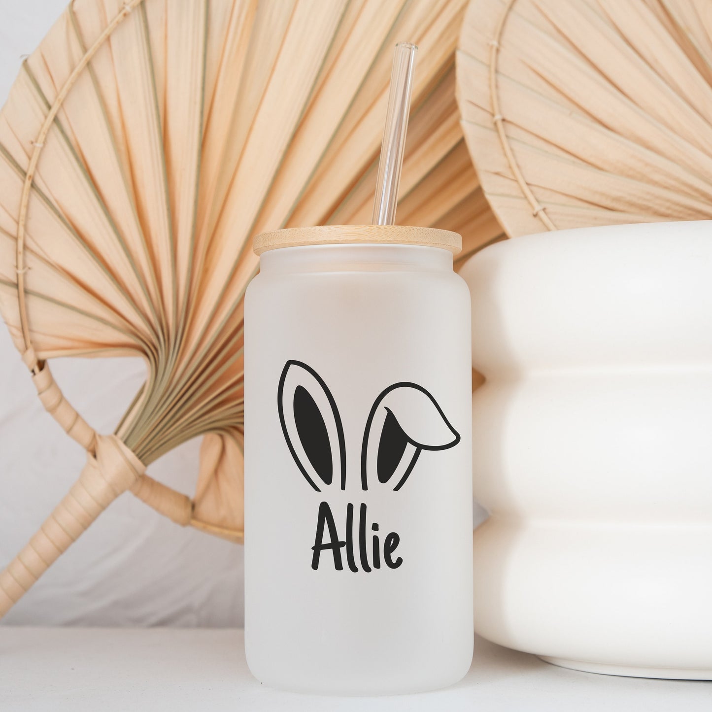 Personalized Easter Gift Easter Basket Stuffer Easter Basket Gift for Easter Personalized Gift Easter Cup Easter Glass Can Cup Easter