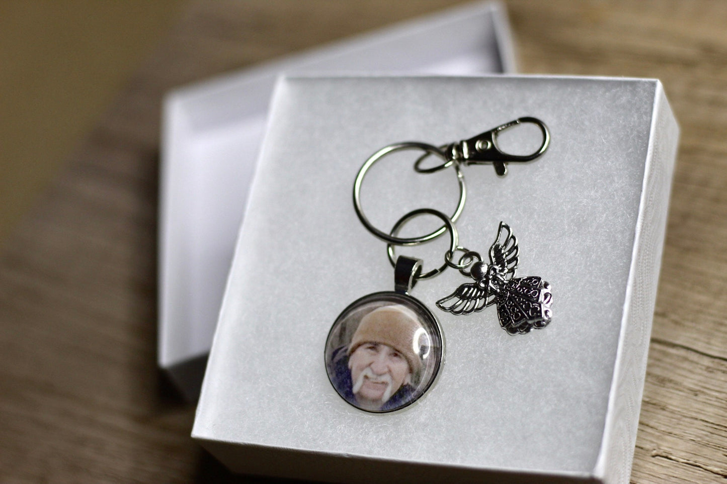 Memorial Keychain Sympathy Gift Memorial Gift Custom Photo Memorial Remembrance Gift Personalized Memorial Gift Loss of Loved One Memory