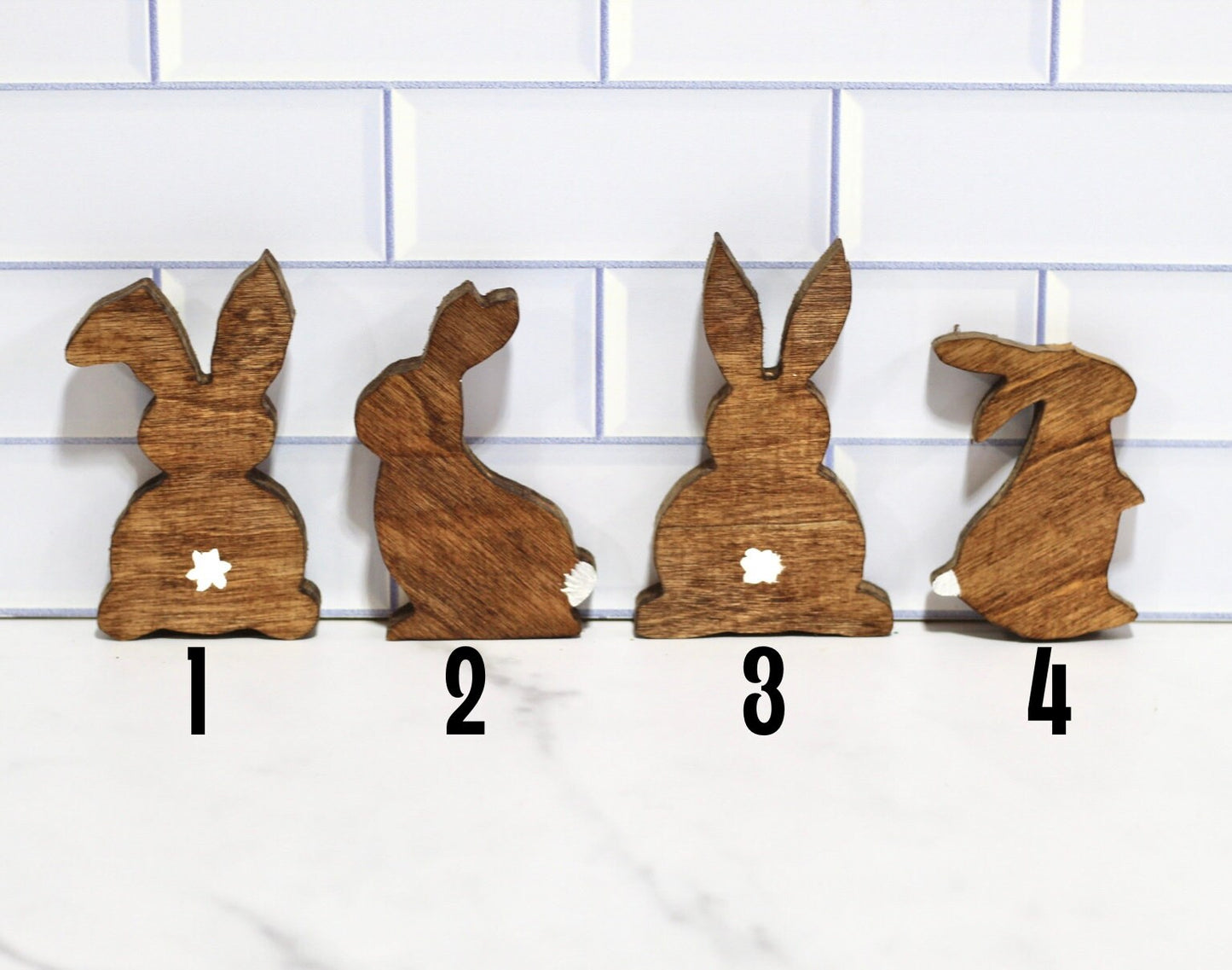 Easter Bunny Tiered Tray Decor Rustic Easter Decor Farmhouse Easter Decor Wooden Bunny Easter table decorations Rustic Easter tiered tray