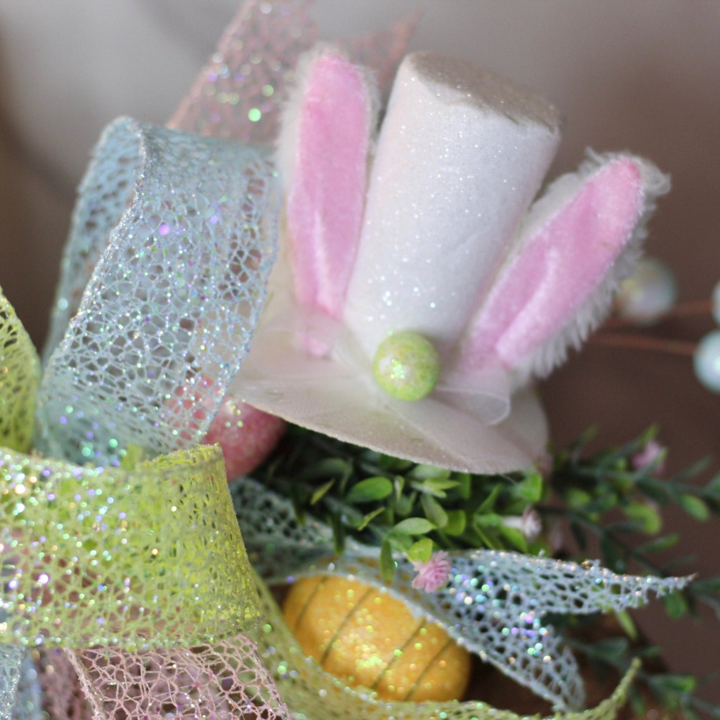 Easter Door Hanger Easter Front Door Decor Easter Wreath Easter Front Porch Decor Easter Bunny Decor Easter Bunny Wreath Hoppy Easter Sign
