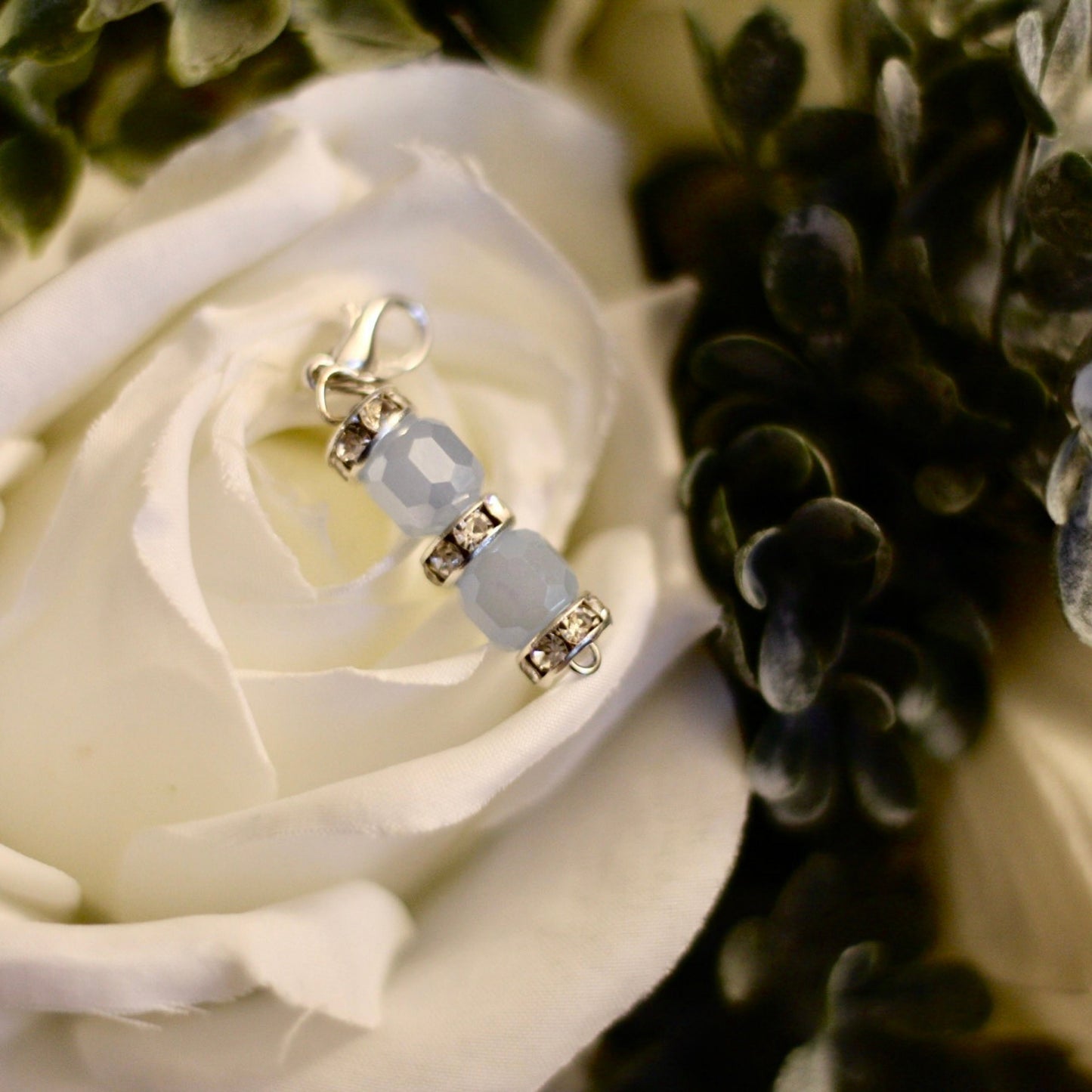 Something Blue Bridal Bouquet Charm Gift for Bride Wedding Day gift for Bride Gift from Mom Something Blue for Bride Gifts from Mother