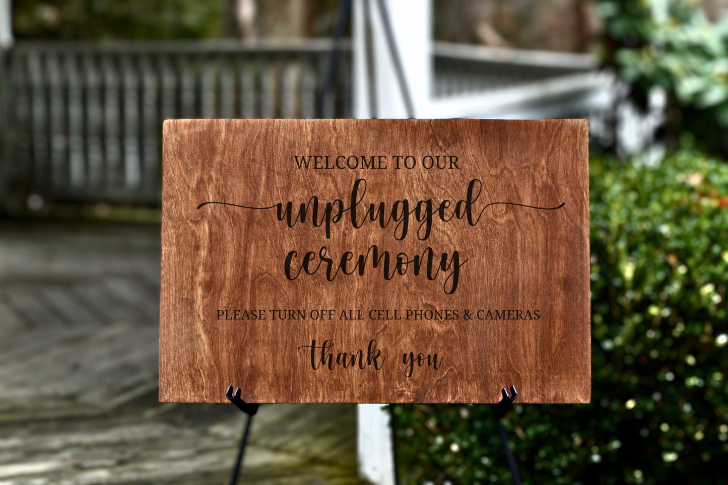 Unplugged Wedding Sign Unplugged Ceremony Sign Rustic Wedding Sign Rustic Wedding Decor Ceremony Welcome Sign Wedding Ceremony Sign Country