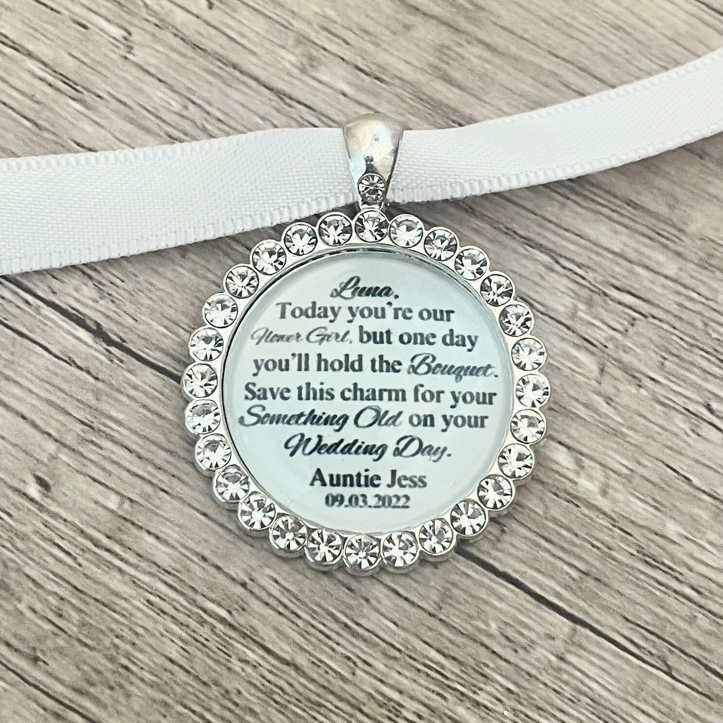 Flower Girl Keepsake Charm