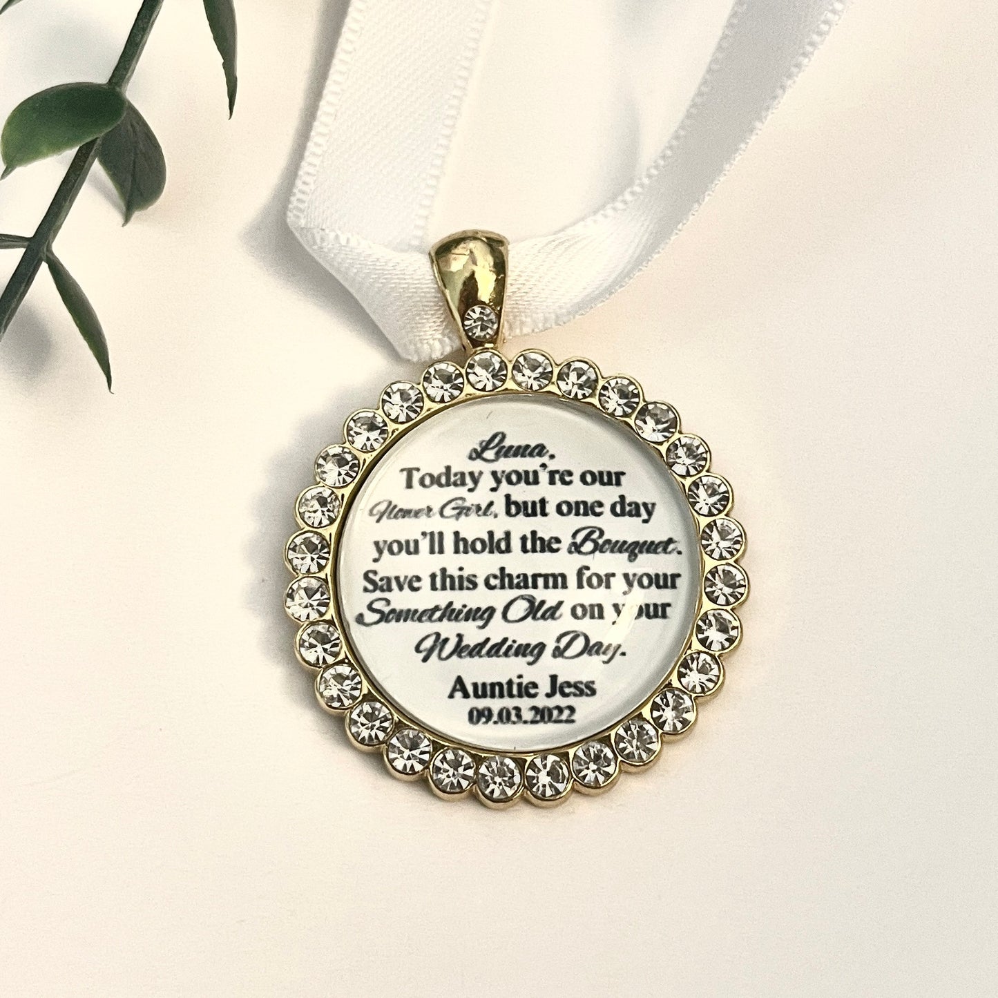 Flower Girl Keepsake Charm