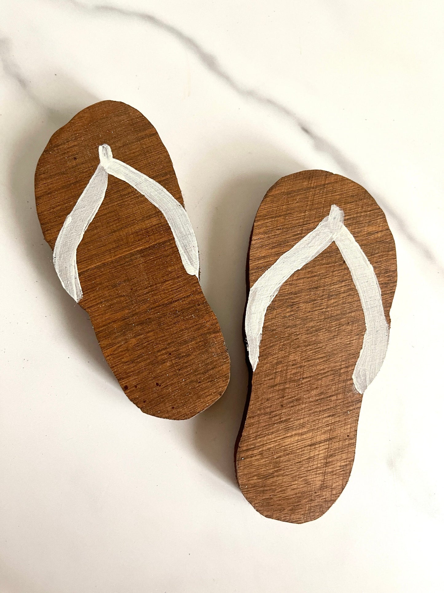 Flip Flops Tiered Tray Decor Beach Tiered Tray Summer Tiered Tray Decor Summer Decor Beach House Rustic Beach Decor Wooden Flip Flop Sandals