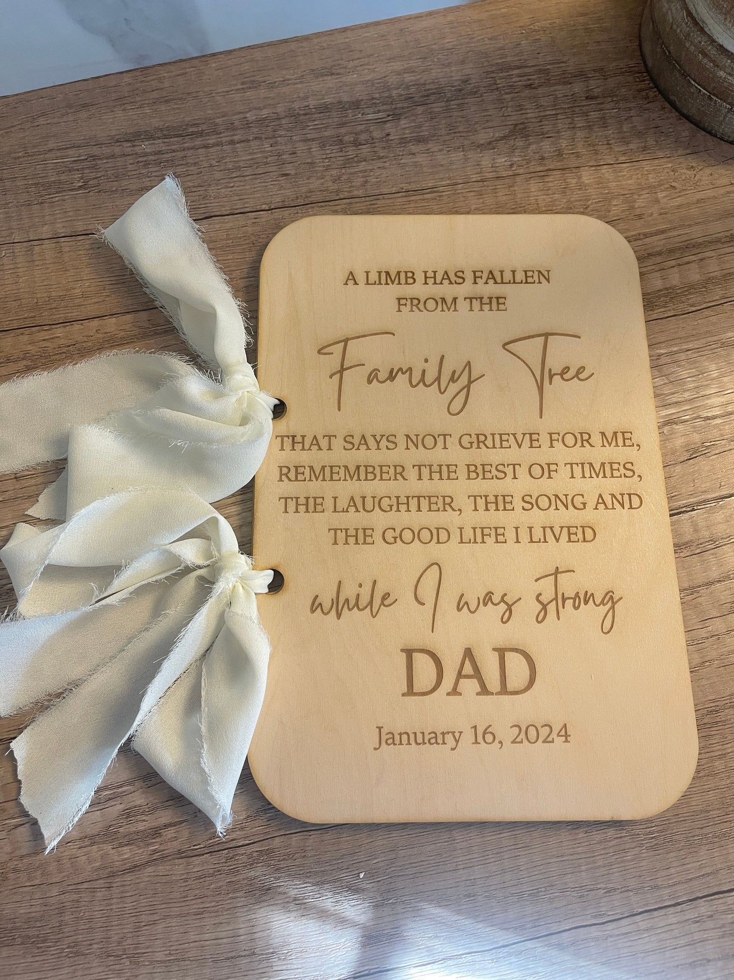 Sympathy Card Keeper Personalized Wooden Card Keeper Keepsake Gift In Loving Memory Greeting Card Keeper Greeting Card Organizer Card Saver