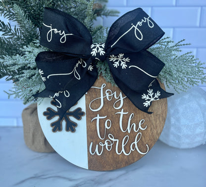 Joy to the World Door Hanger