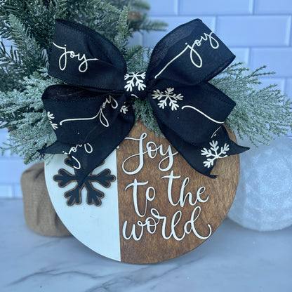 Joy to the World Door Hanger