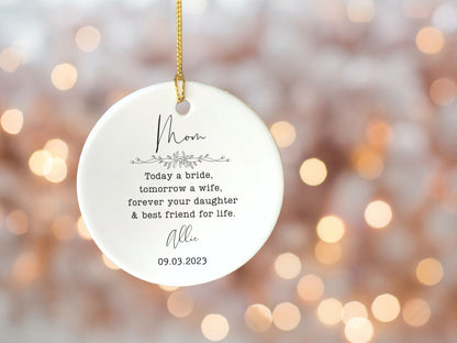 Mother of the Bride Ornament