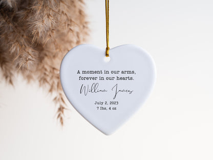 Infant Loss Gift for Mother Sympathy Gift Miscarriage Ornament Stillbirth Ornament Baby Loss Memorial Infant Loss Memorial Keepsake for mom