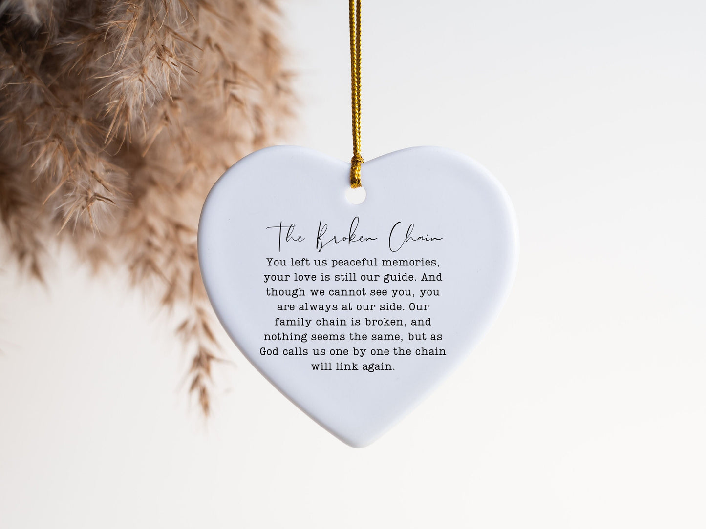 In Remembrance of Family Member Ornament Loss of Loved One Sympathy Gift Condolences Gift In Loving Memory Ornament Family Memorial Ornament