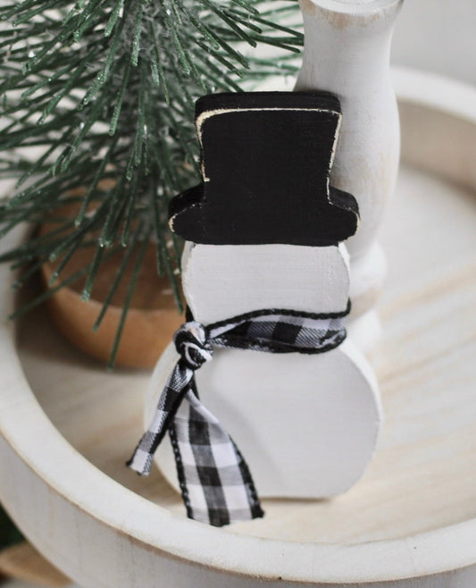 Snowman Tiered Tray Decor Snow Tiered Tray Decor Winter Tiered Tray Decor Christmas Tiered Tray Decor Holiday Tiered Tray Decor Winter decor