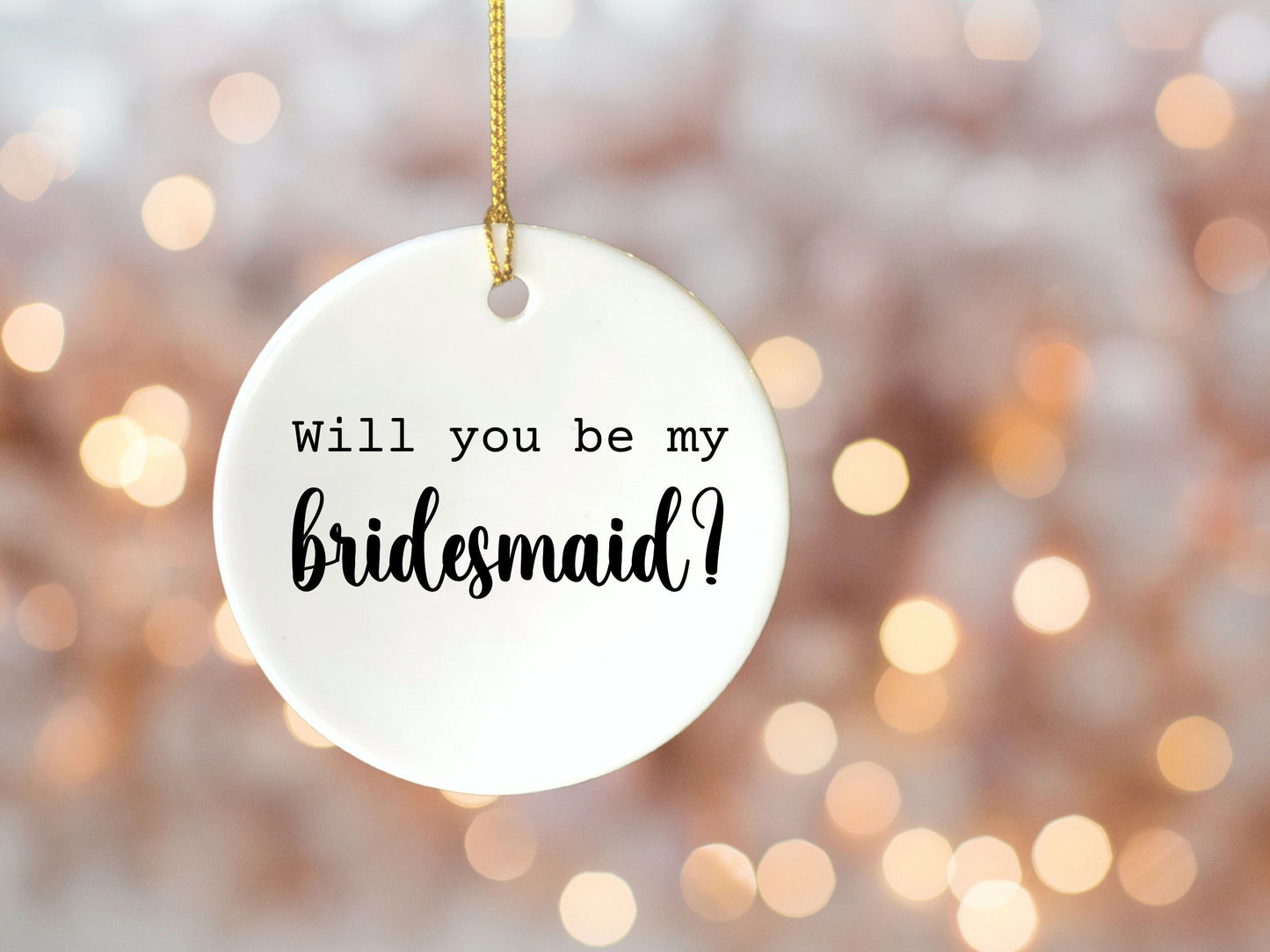 Bridesmaid Proposal Gift Box Bridesmaid Proposal Ornament Bridesmaid Will you be my bridesmaid box bridesmaid gift box Bridesmaid Ornament