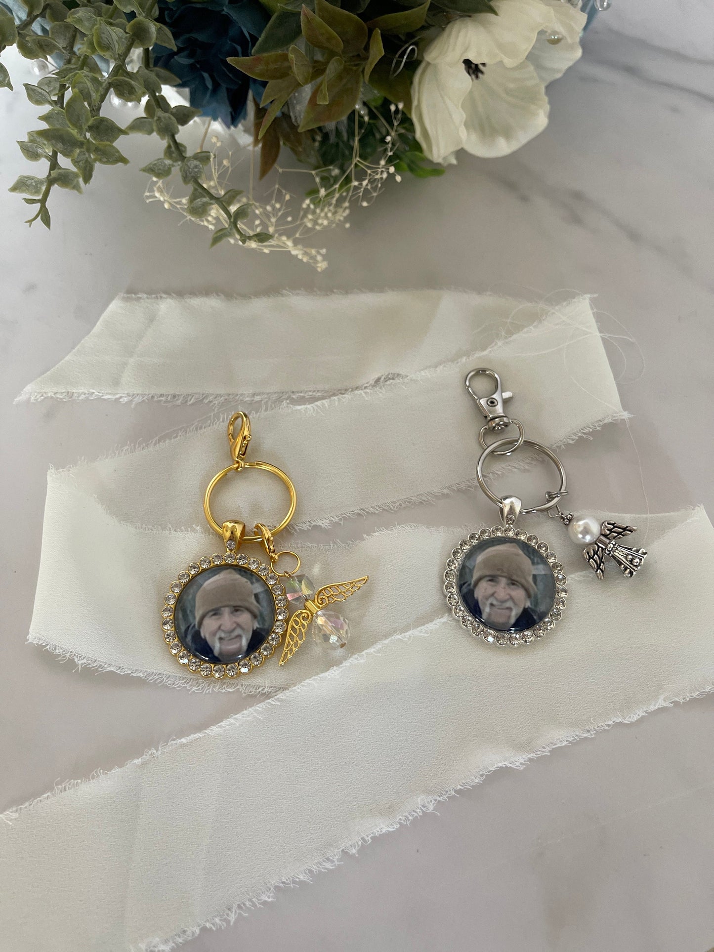 Memorial Bouquet Charm