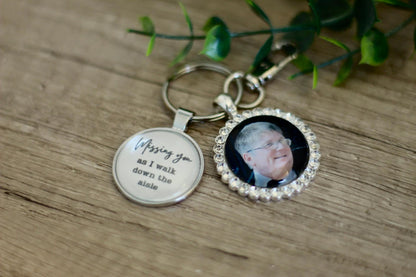 Memorial Bouquet Charm for Wedding Bouquet Charm Wedding Memorial Charm Photo Pendant Custom Photo Charm Wedding Keepsake Personalized Charm