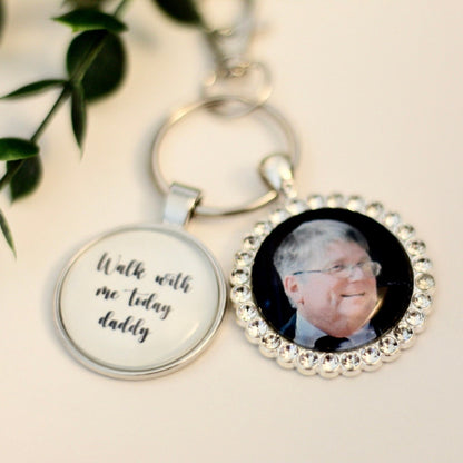 Custom Memorial Bouquet Charm for Dad