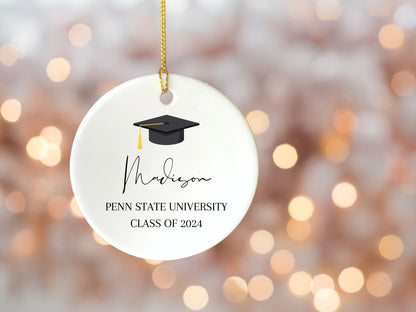 Graduation Gift for College Graduation Gift Keepsake for College Graduation Personalized Graduation Ornament High School Graduation Gift