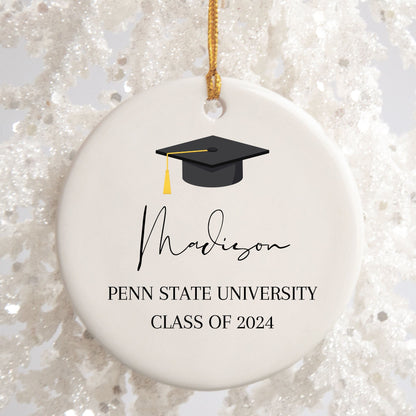 Graduation Gift for College Graduation Gift Keepsake for College Graduation Personalized Graduation Ornament High School Graduation Gift