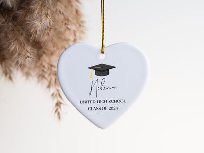 High School Graduation Gift for High School Graduation Keepsake for Graduate Ornament Graduation Ornament Christmas Ornament for Graduate