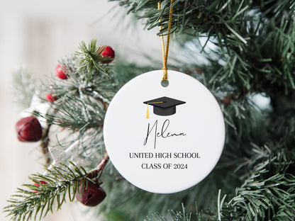 High School Graduation Gift for High School Graduation Keepsake for Graduate Ornament Graduation Ornament Christmas Ornament for Graduate