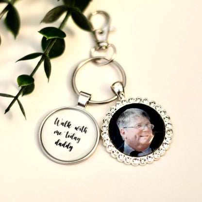 Custom Memorial Bouquet Charm for Dad