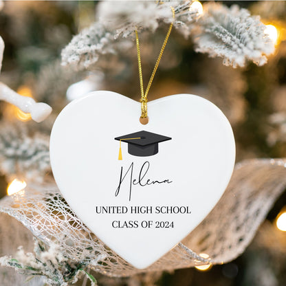 High School Graduation Gift for High School Graduation Keepsake for Graduate Ornament Graduation Ornament Christmas Ornament for Graduate