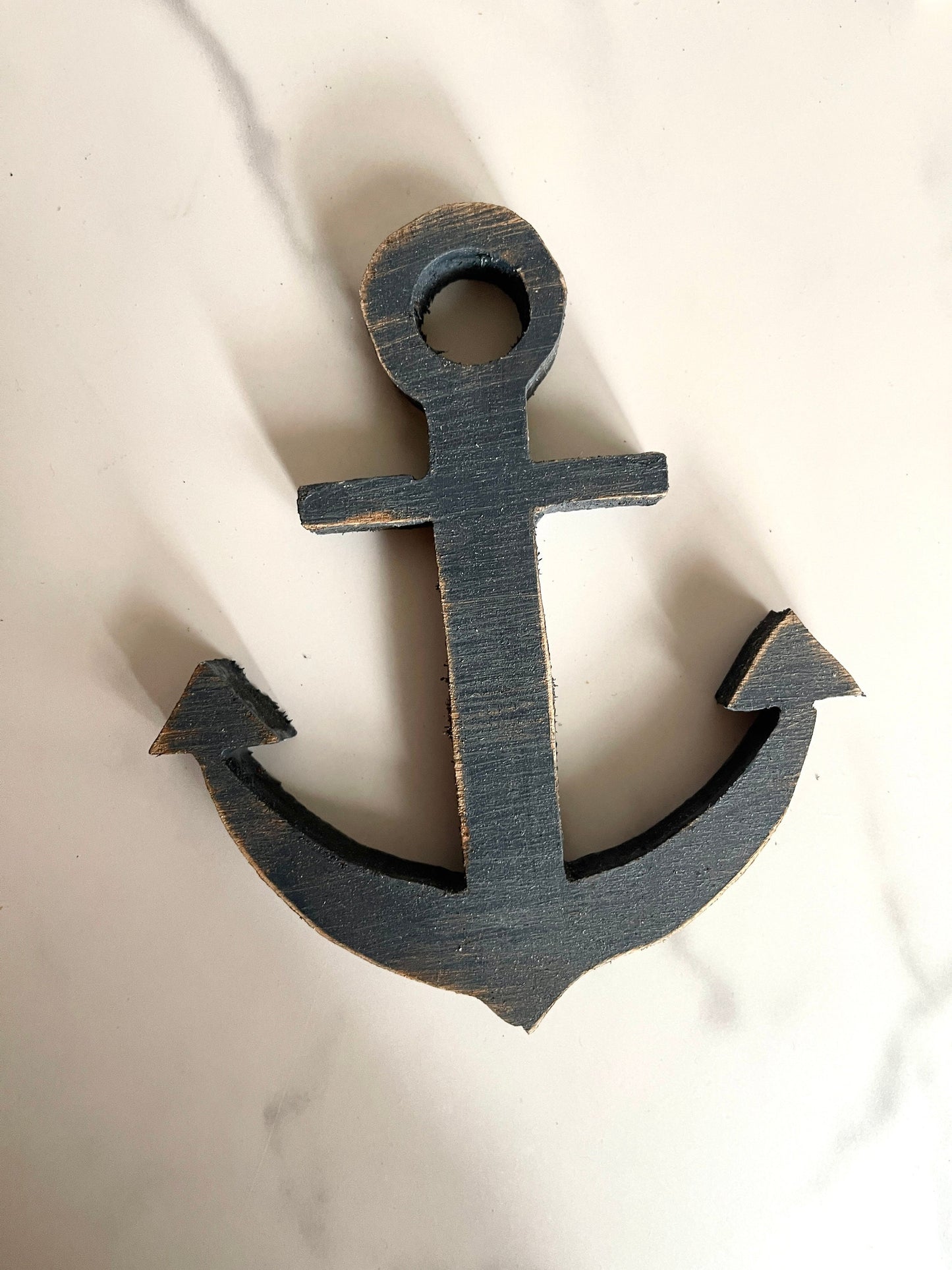 Nautical Decor Anchor Tiered Tray Decor Beach Decor Summer Decor Beach Theme Tiered Tray Coastal Decor Beach House Decor Tiered Tray Anchor
